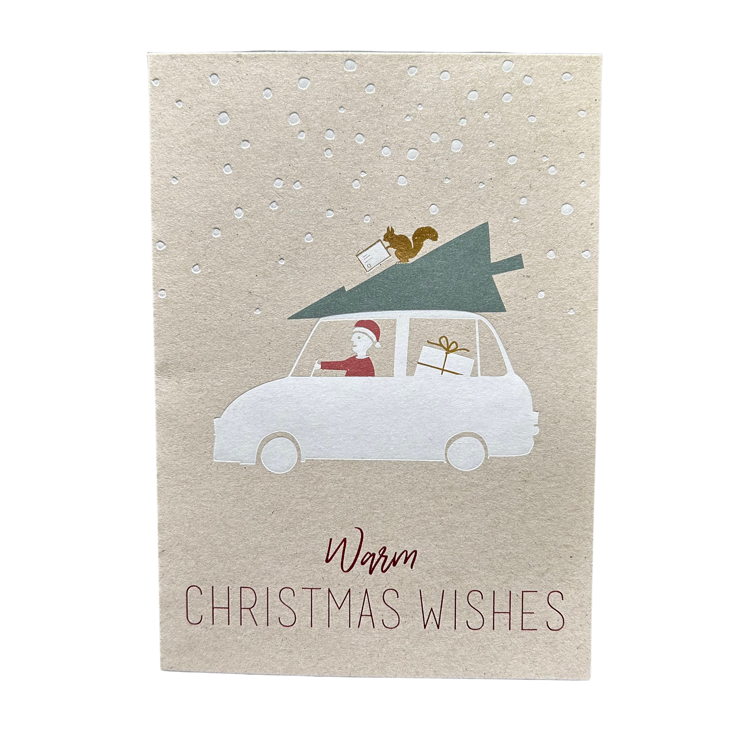 Weihnachtskarte Warm Christmas Wishes von räder design