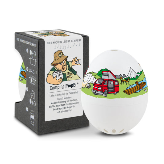 Camping PiepEi von Brainstream - Eieruhr mit Musik Geschenkidee