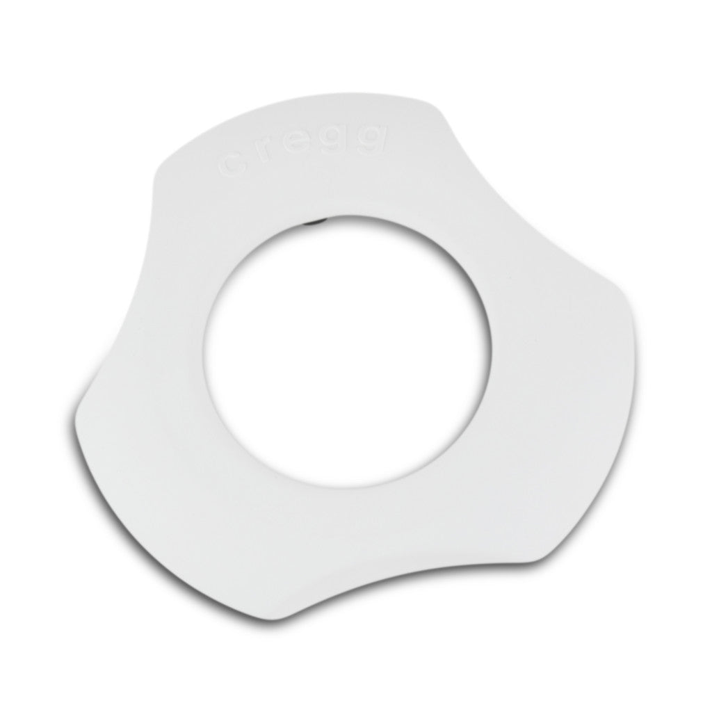 cregg in Weiß - Die feine Art Eier zu öffnen Eieröffner / Eierbecher / Serviettenhalter von Brainstream