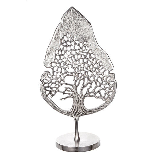 Skulptur "Baum" aus Aluminium von Gilde - exklusiv Hingucker