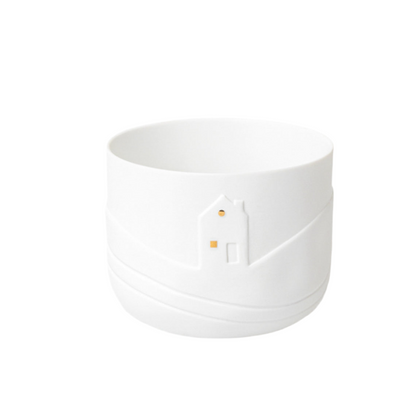 Teelichthalter aus Porzellan "Schlittenspuren" von räder design - Weihnachten Weihnachtsdekoration