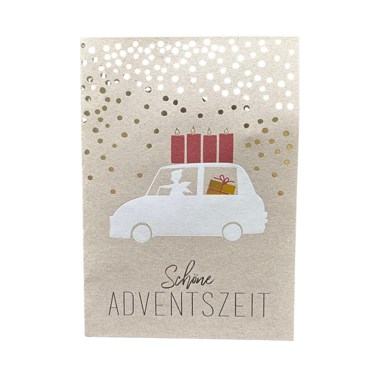 Weihnachtskarte Schöne Adventszeit von räder design