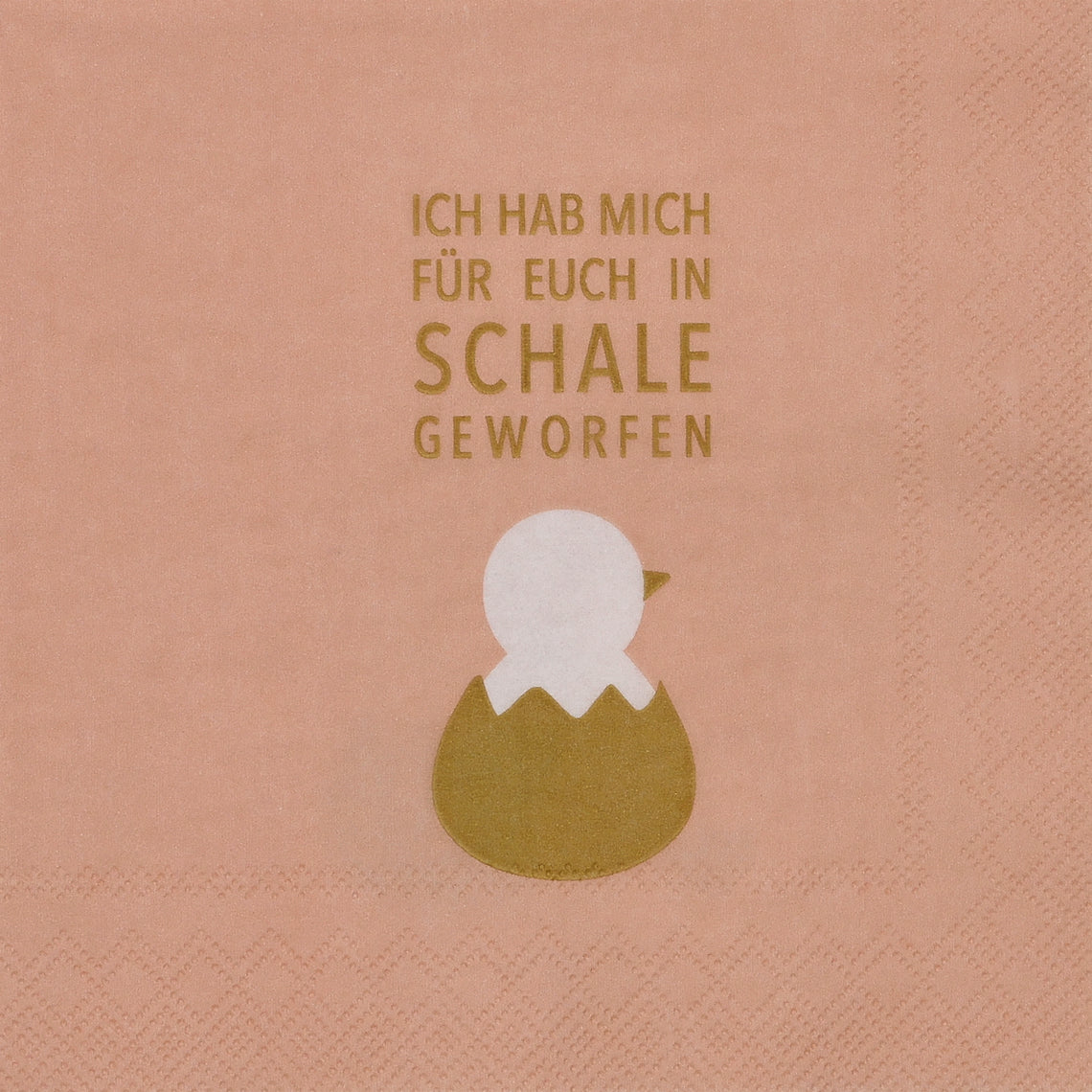 Cocktailserviette 25x25cm  In Schale geworfen Ostern Osterservietten EI Küken von räder design
