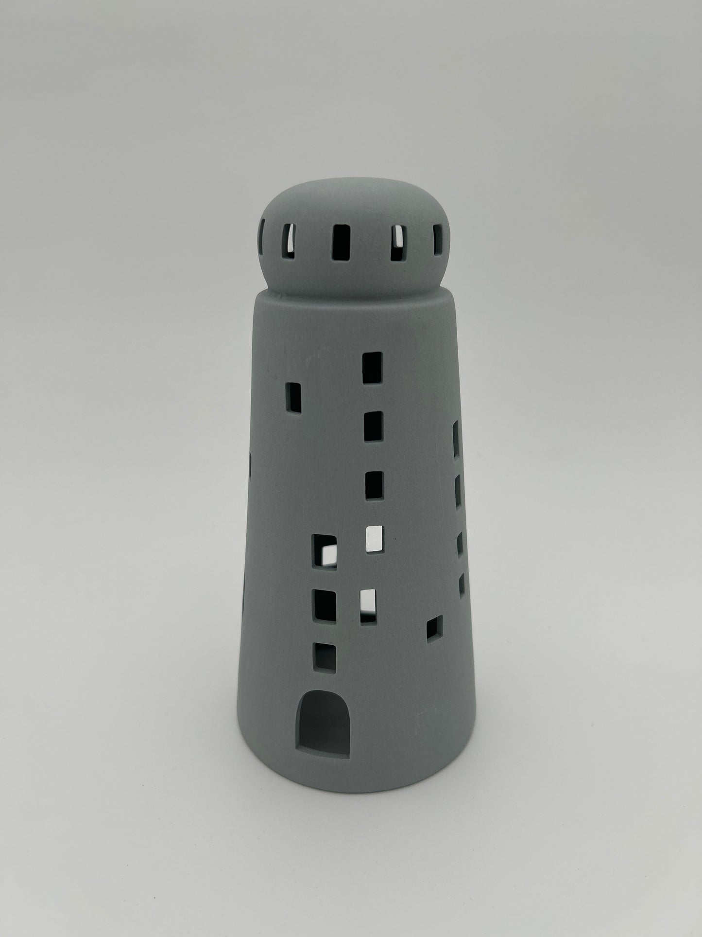 Leuchtturm Grau von räder design - Neuheit 2026 - D.9cm H.19,3cm