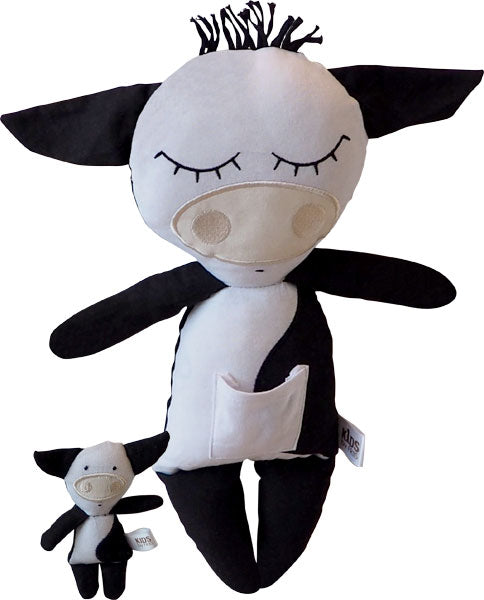 Puppe "Kuh mit Baby" von KIDS by FRIIS (danish Design) Exclusiv Dänemark Geschenkidee