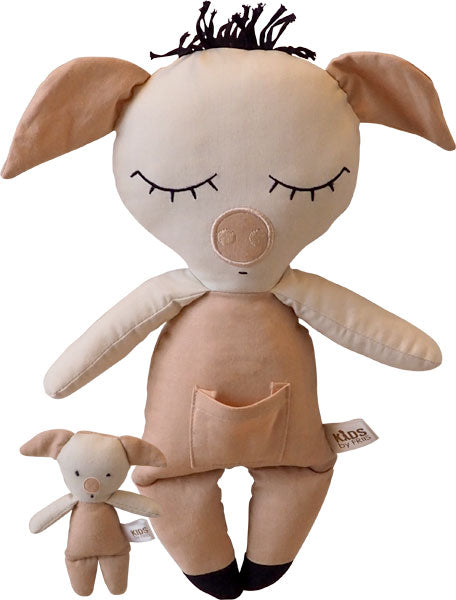 Puppe "Schwein mit Baby" von KIDS by FRIIS (danish Design) Exclusiv Dänemark Geschenkidee