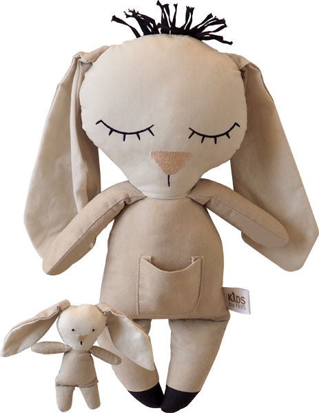 Puppe " Hase mit Baby " von KIDS by FRIIS (danish Design) Kuscheltier skandinavisch Dänemark dänisch