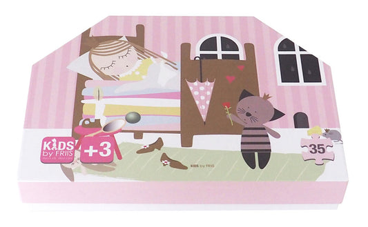 Puzzle 35 Teile " Prinzessin auf der Erbse " von KIDS by FRIIS (danish Design)