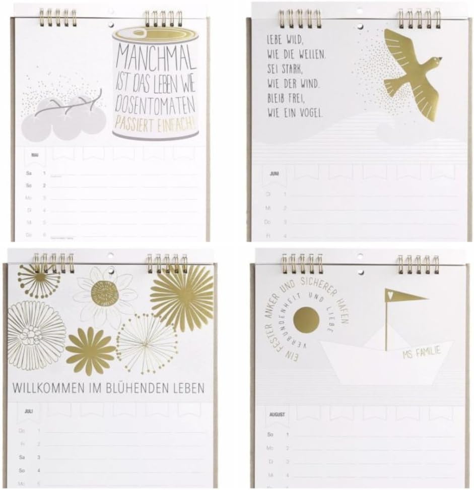 Calendar Family Planner 2026 "Now something is blooming for us" by räder design