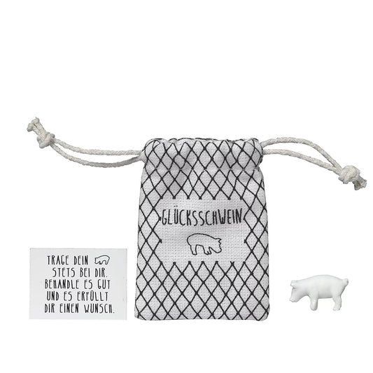 Kleine Taschenbegleiter Schwein Glücksschwein Glücksbringer von räder Geschenkidee