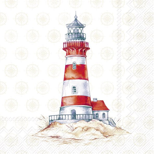 Servietten 33x33 cm "Leuchtturm/Lighthouse" von ihr
