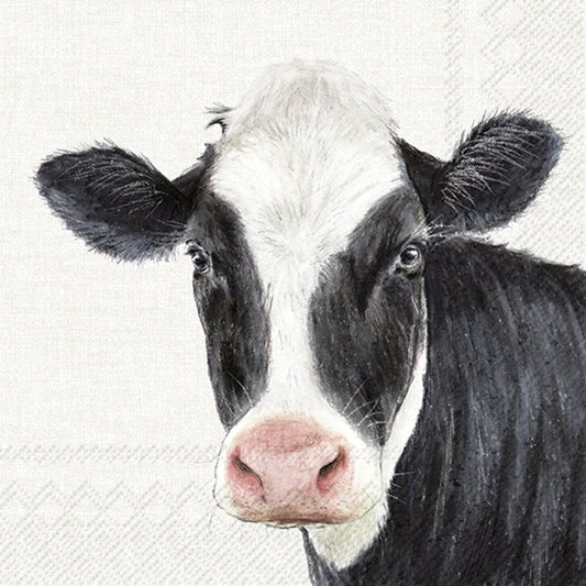 Servietten 33x33 cm " Kuh /Farm cow" von ihr