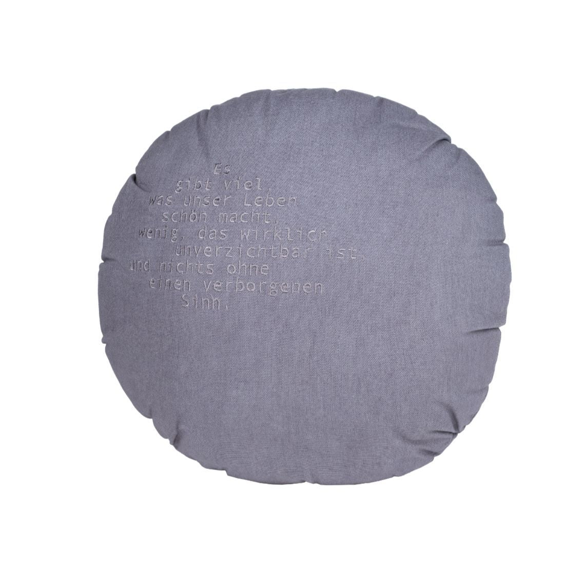 Poesiekissen Es gibt viel was unser Leben von räder Design Kissen mit Spruch Poesie  D.40cm