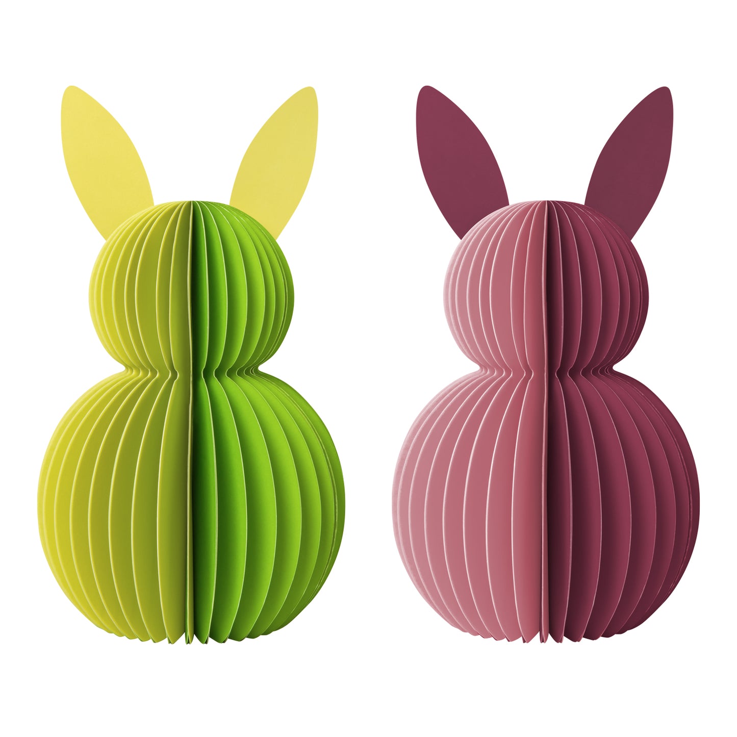 PAPIERHASEN FUCHSIA 2ER-SET von Remember Moderne Osterdeko