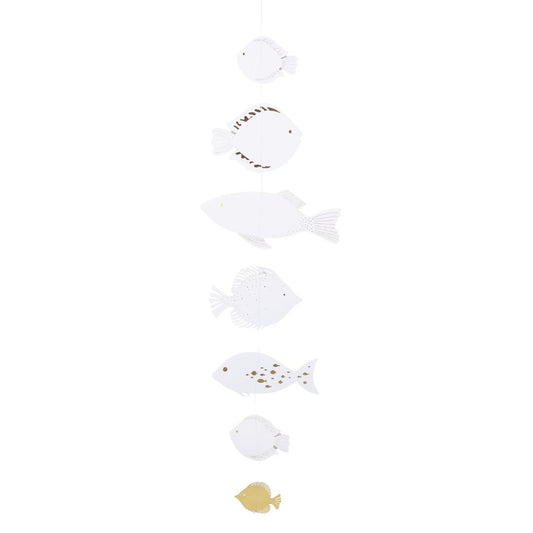 Maritime Girlande aus Papier “ Fische “ 77cm  von räder design - Meer