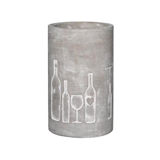 Weinkühler " Flaschen " aus Beton von räder design Hingucker Wein Geschenk mit Herz