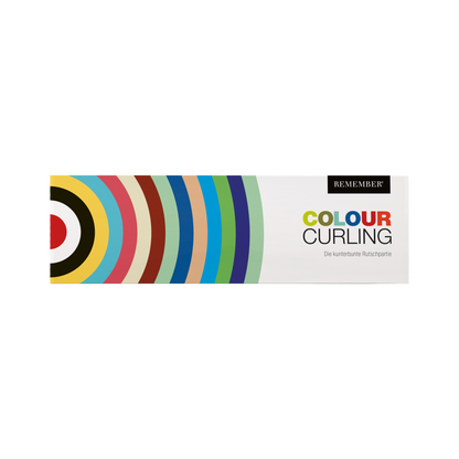 Colour Curling von Remember farbenfrohes Retro Curling Outdor / Indor Spiel
