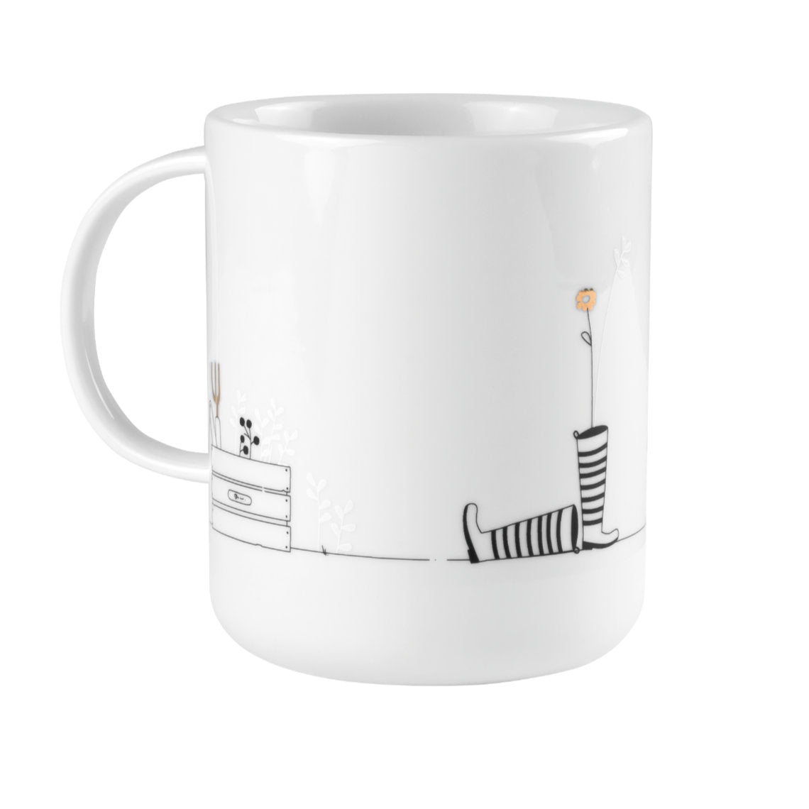 Tasse aus Porzellan " Garten " von räder design Gärtner Gärtnerin