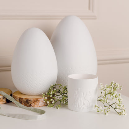 Porzellanlicht Hasenwiese von räder design - Osterdeko