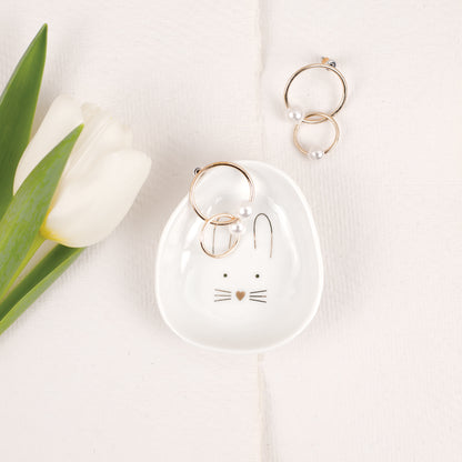 Tellerchen Hasengesicht von räder design - Osterporzellan