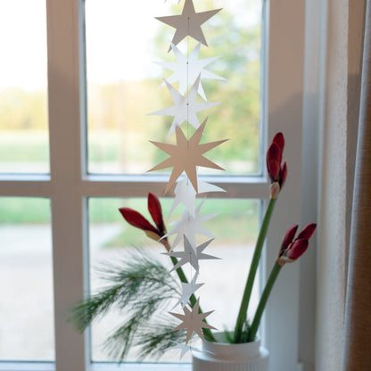Girlande aus Papier "Sternenschwarmkette" von räder design - Weihnachten Weihnachtsdekoration