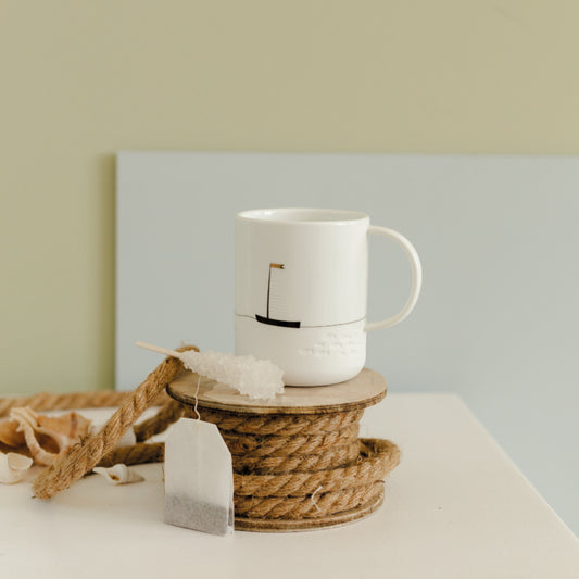 Maritime Tasse aus Porzellan " Segeln " von räder design Meer Boot