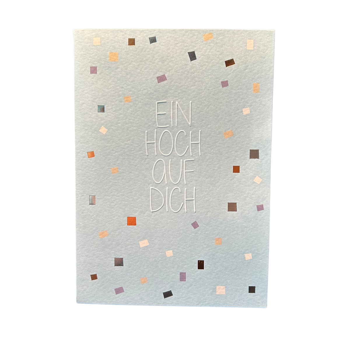 Karte „Ein Hoch auf dich“ mit Umschlag von räder design