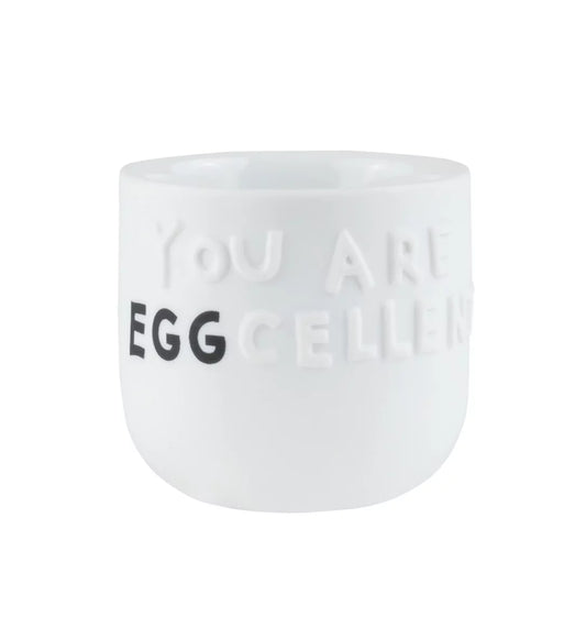 Guten Morgen Eierbecher You are eggcellent D.5cm, H.4,5cm von räder design