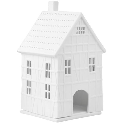 Lichthaus Fachwerkhaus (groß) aus Porzellan von räder design - Weihnachtsdekoration
