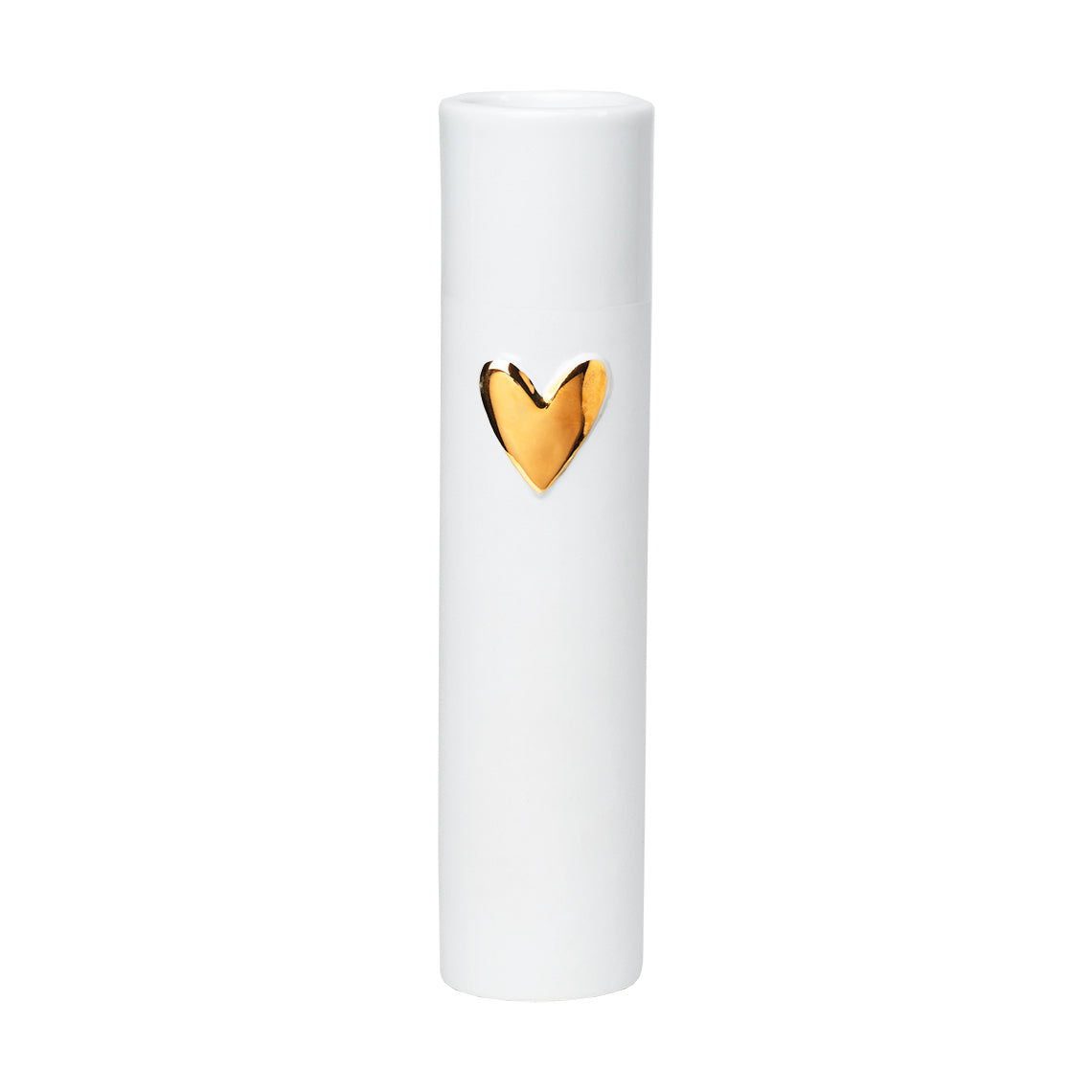 Vase aus Porzellan "Herz, gold" von räder