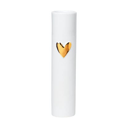Vase aus Porzellan "Herz, gold" von räder