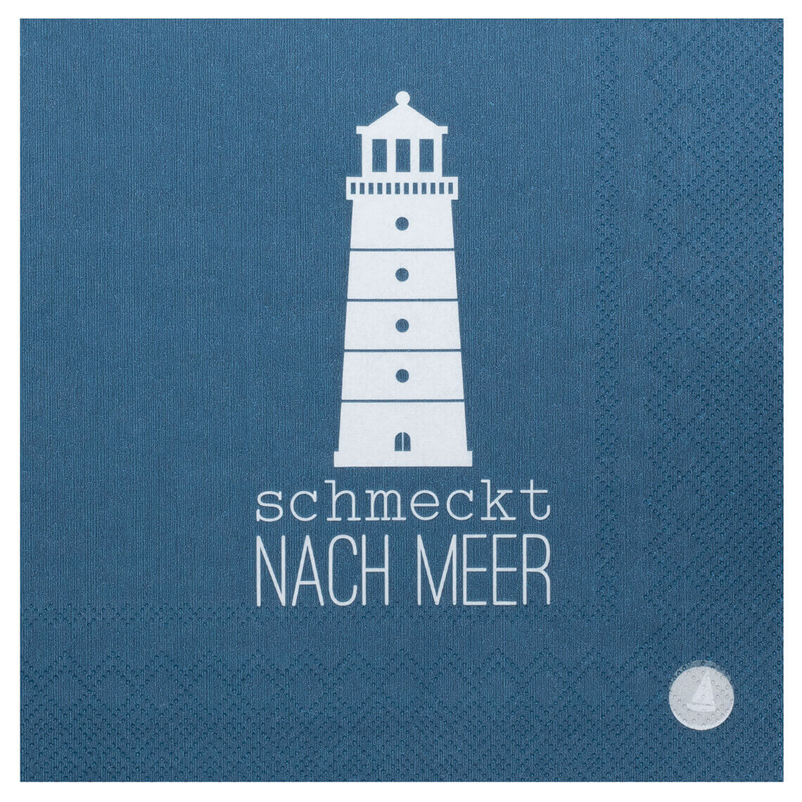 Maritime Servietten 33x33 cm " Schmeckt nach Meer " von räder design