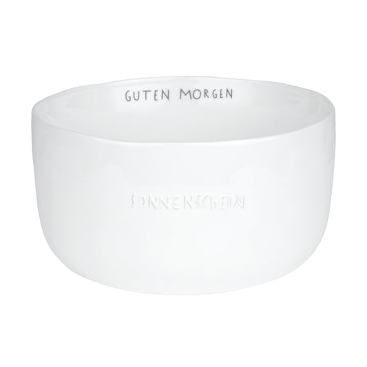 Schale aus Porzellan "Guten Morgen Sonnenschein" von räder