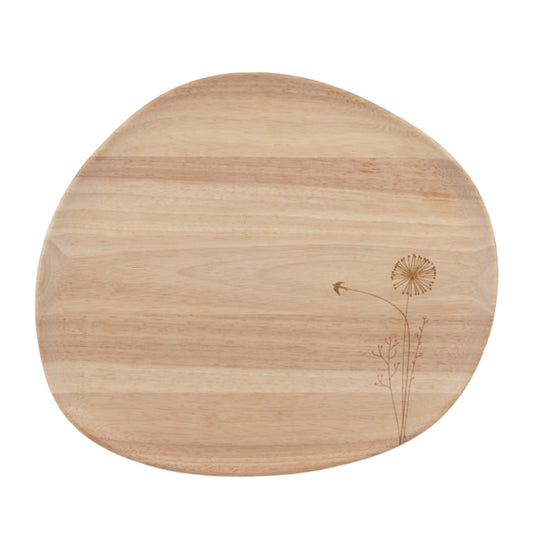 Dekotablett aus Holz mit Blumen von räder design Sommerblume