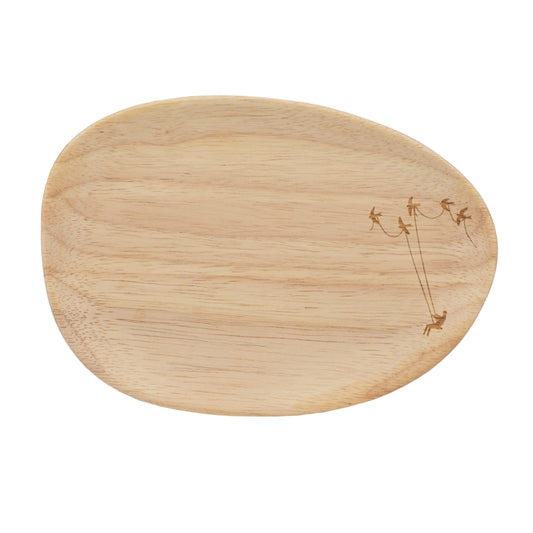 Dekotablett aus Holz mit Vögeln von räder design Vogel Tablett
