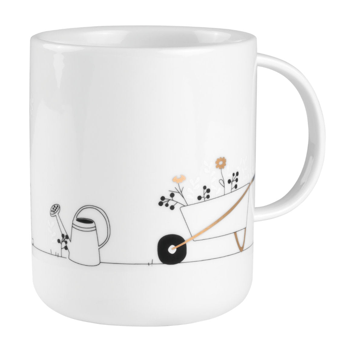 Tasse aus Porzellan " Garten " von räder design Gärtner Gärtnerin