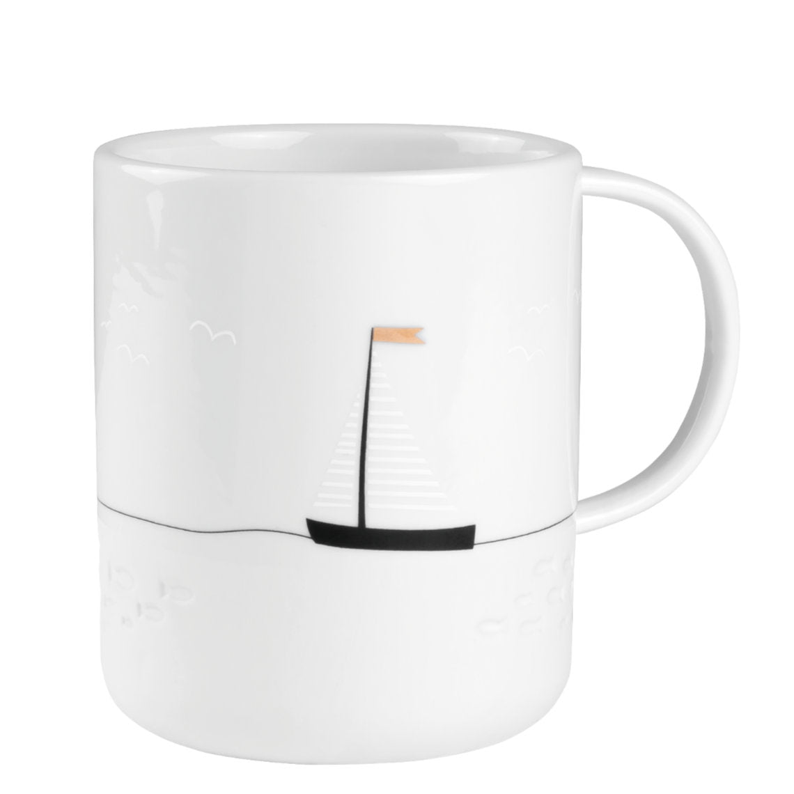 Maritime Tasse aus Porzellan " Segeln " von räder design Meer Boot