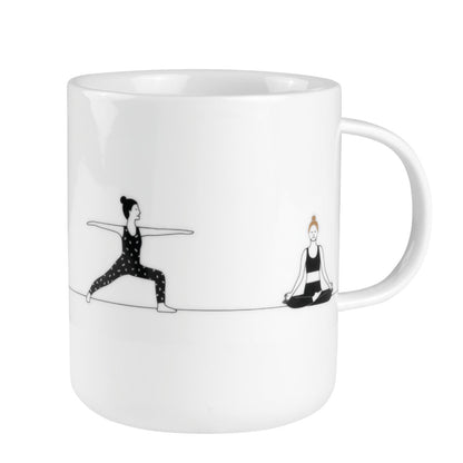 Tasse aus Porzellan " Yoga " von räder design Entspannung