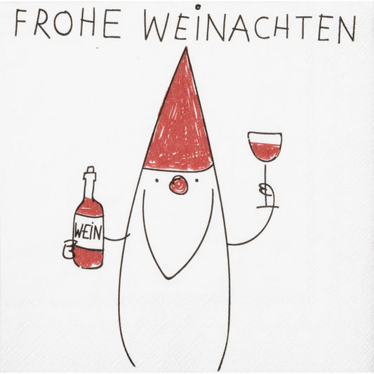 Cocktailservietten 25x25 cm "Frohe Weinachten" von räder design - Weihnachten Weihnachtsdekoration