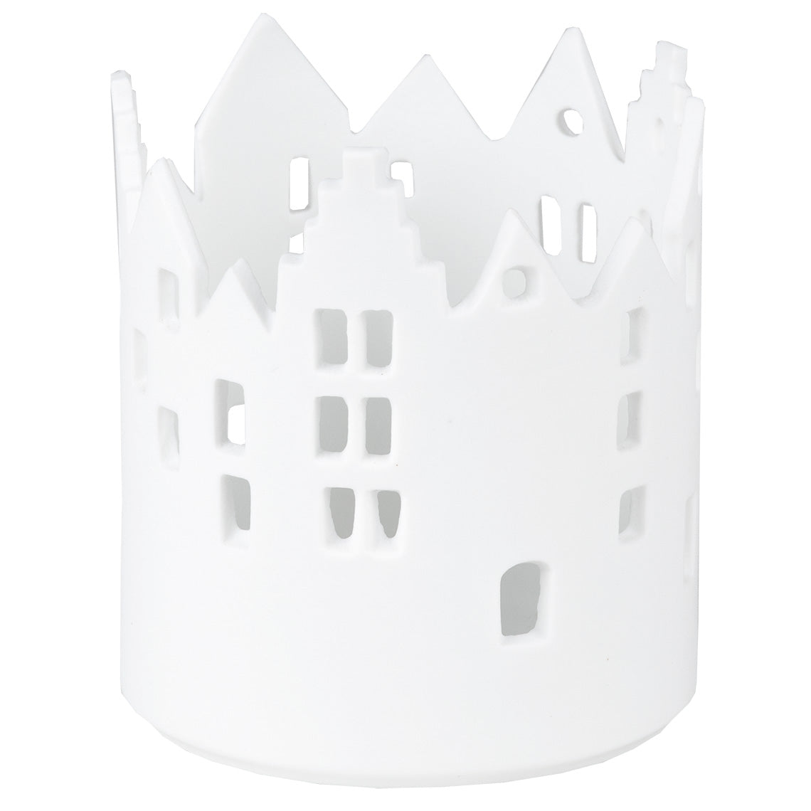Teelichthalter aus Porzellan " Rathausplatz " von räder design Skyline
