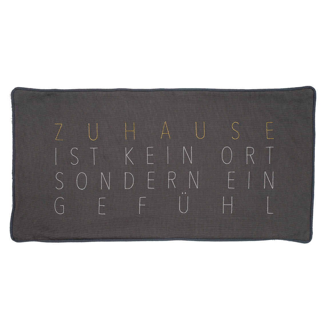 Kissen 60x30 cm Zuhause ist kein Ort sondern ein Gefühl von räder design