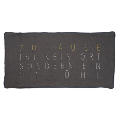 Kissen 60x30 cm Zuhause ist kein Ort sondern ein Gefühl von räder design