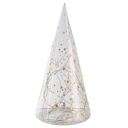 Glastanne Sterne 30cm hoch mit LED-Lichterkette von räder design - Weihnachten Weihnachtsdekoration