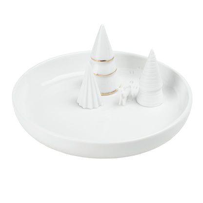 Dekoschale aus Porzellan "Wald" von räder design - Weihnachten Weihnachtsdekoration