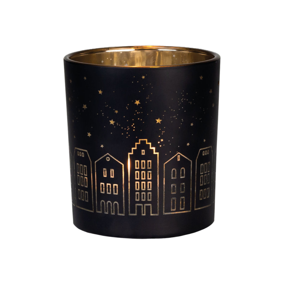 Teelichthalter aus Glas " Lichthäuser " von räder design - Weihnachten Weihnachtsdekoration