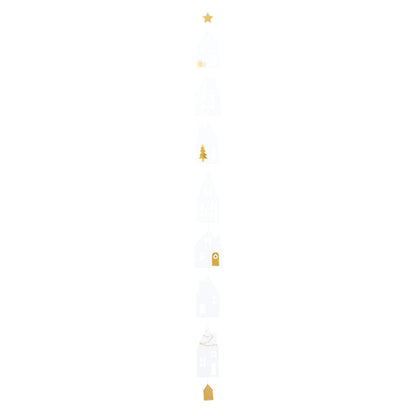 Girlande aus Papier 83,5cm "Winterstadt" von räder design - Weihnachten Weihnachtsdekoration