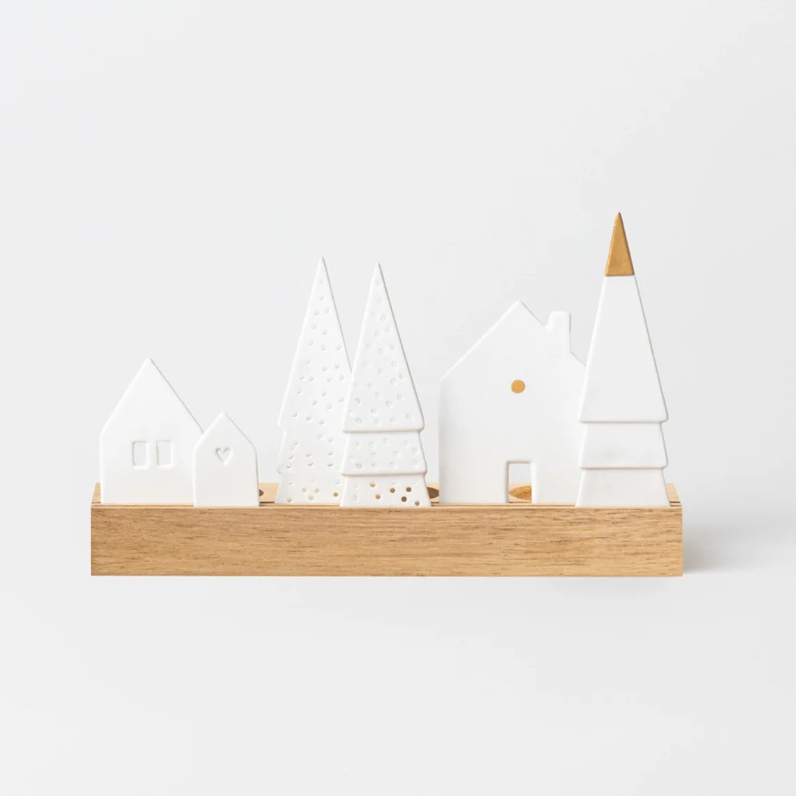 Lichtobjekt Dorf Teelichthalter Weihnachtliche Dekoration von räder design