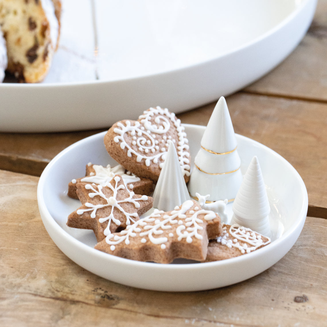 Dekoschale aus Porzellan "Wald" von räder design - Weihnachten Weihnachtsdekoration