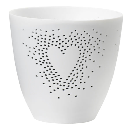 feiner Teelichthalter " Herz " aus Porzellan von räder design Liebe Hochzeit Valentinstag etc. Dekoration & Geschenkidee