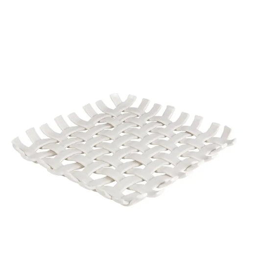 Schale Flechterei Kunststück von räder design - Design Highlight - 25x25x1,8cm